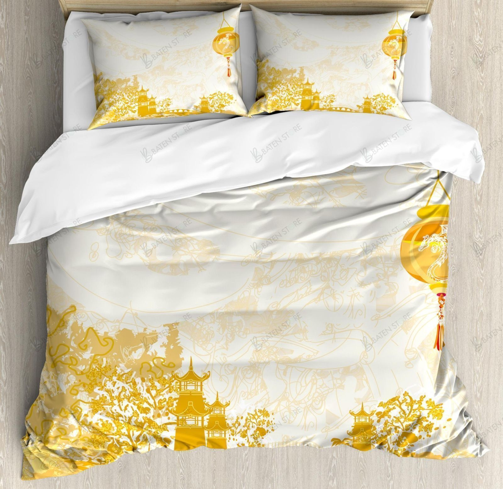 yellow lantern bed sheets duvet cover bedding set perfect gifts for birthdays christmas and thanksgiving jgurc