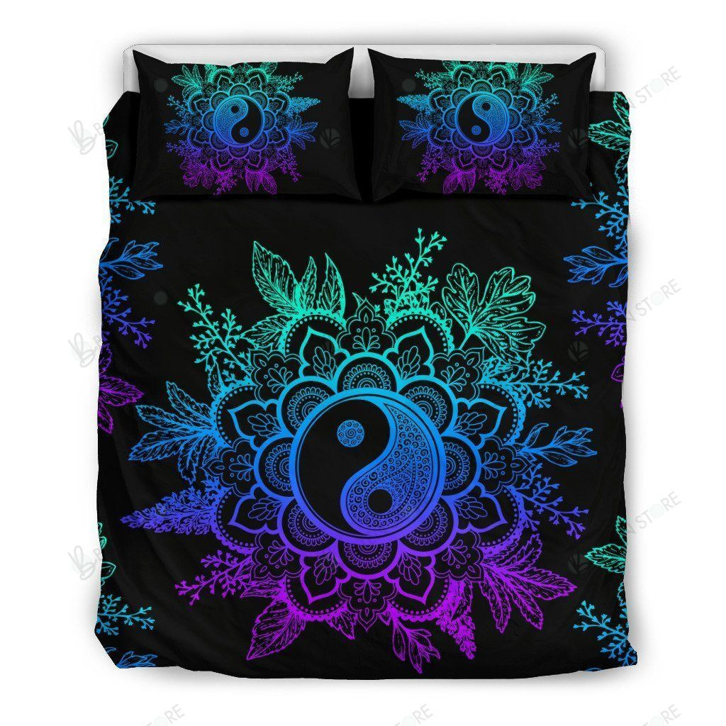 yin yang 3d bedding set with duvet cover perfect presents for birthdays christmas and thanksgiving ezjxg